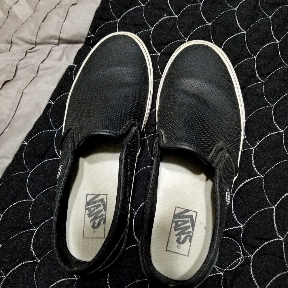 Black Canvas Vans